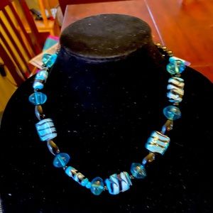Handmade beaded necklace.
